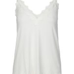 Rosemunde Strap Top With Lace - Ivory