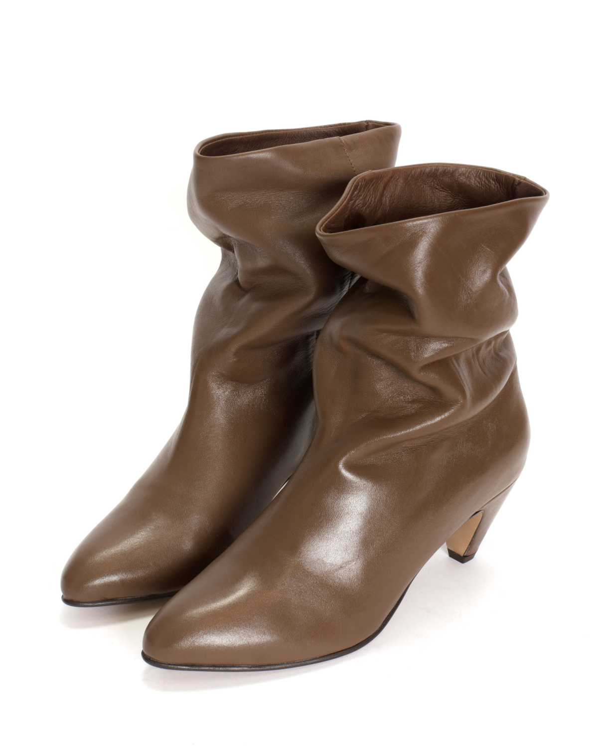 Vully 50 Boots Soft Calf - Dark Taupe - Afbeelding 1
