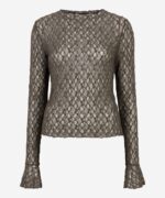 Taola Transparante Top - Olive Night