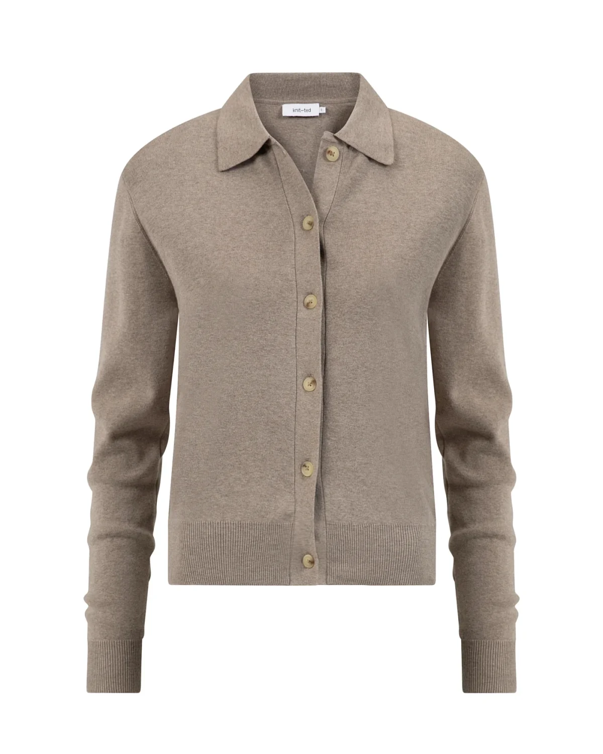 Fleur Cardigan - Mocca - Afbeelding 1