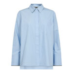 DonnaCC Fold Cuff Shirt - Pale Blue - Afbeelding 2