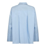 DonnaCC Fold Cuff Shirt - Pale Blue - Afbeelding 3