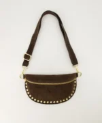 Debby Suede Bag - Donkerbruin