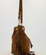 Hazel Suede Bag - Dark Brown - Afbeelding 2