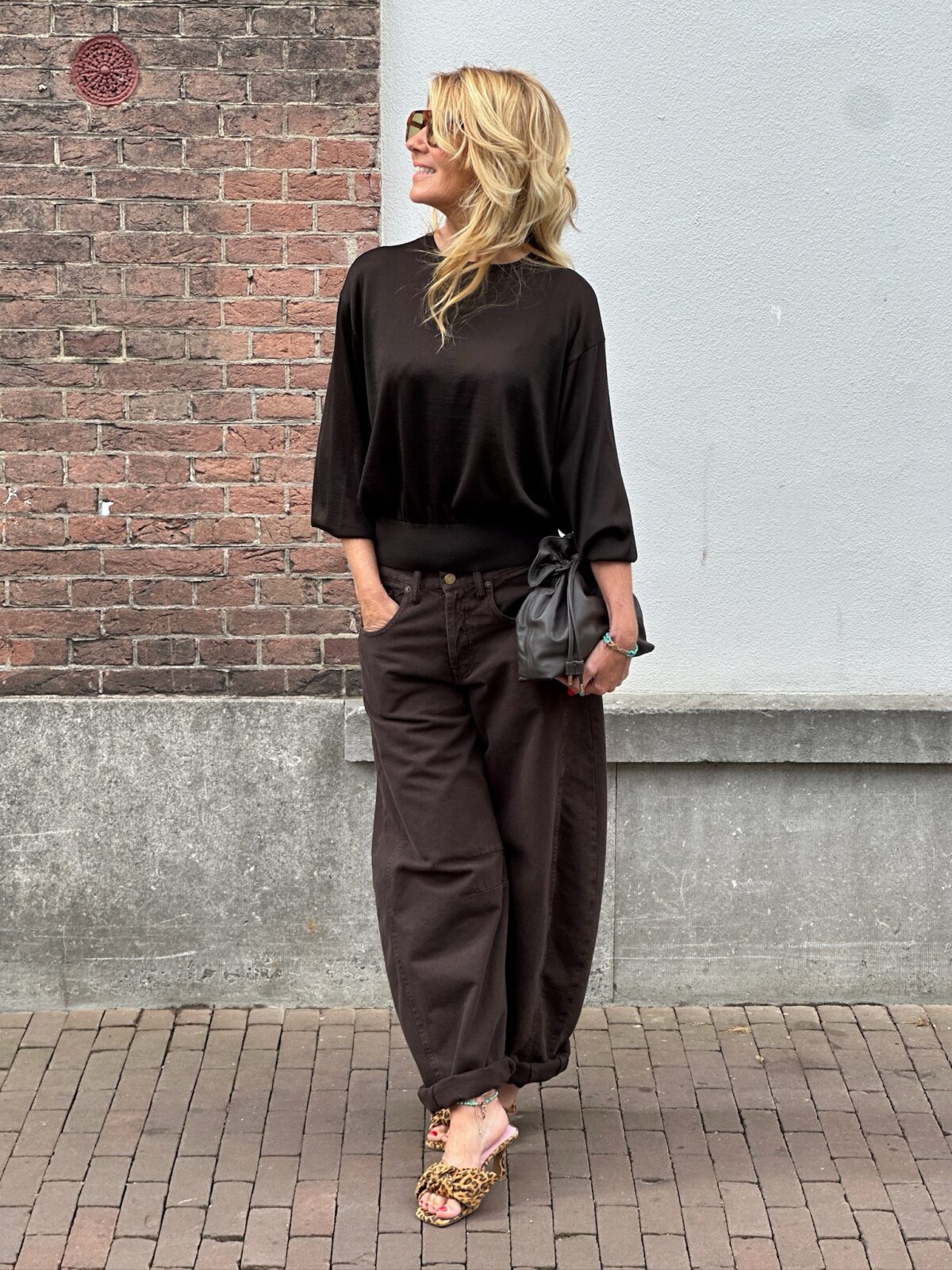 Aliana Jeans - Chocolate Brown - Afbeelding 1