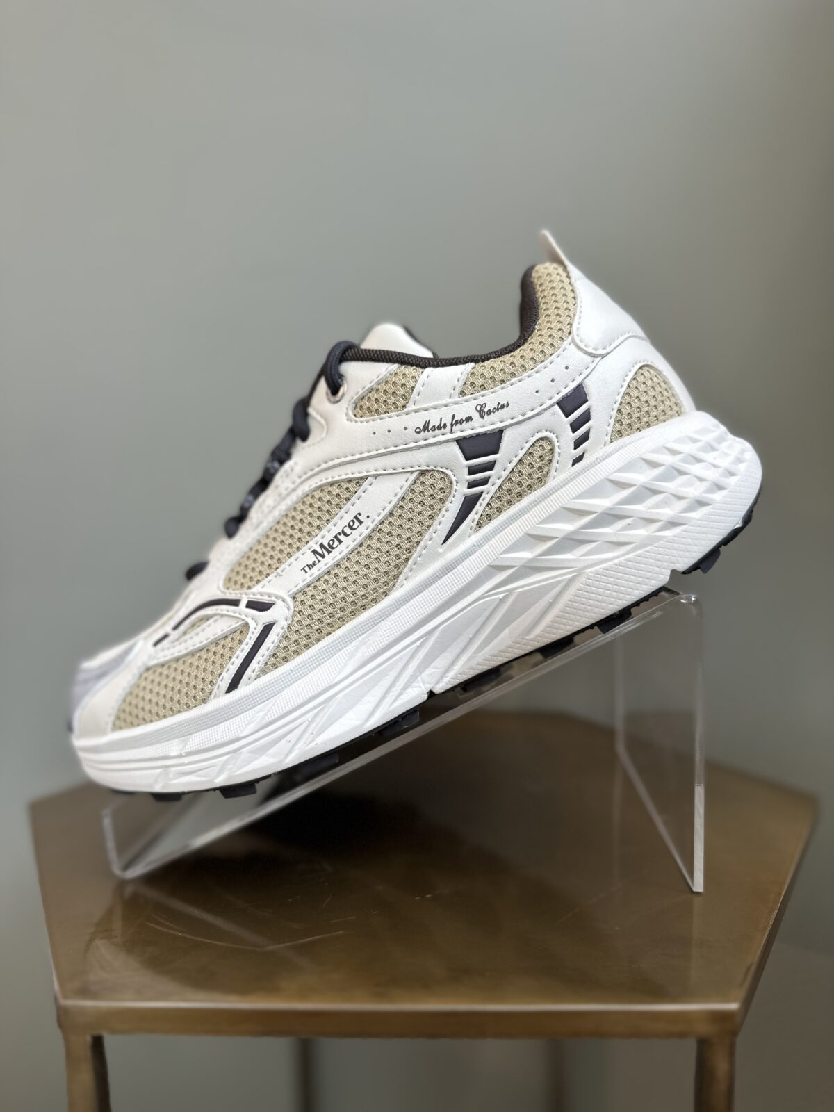 Mercer - The Re-Run MAX Cactus - White/Cognac - Afbeelding 1