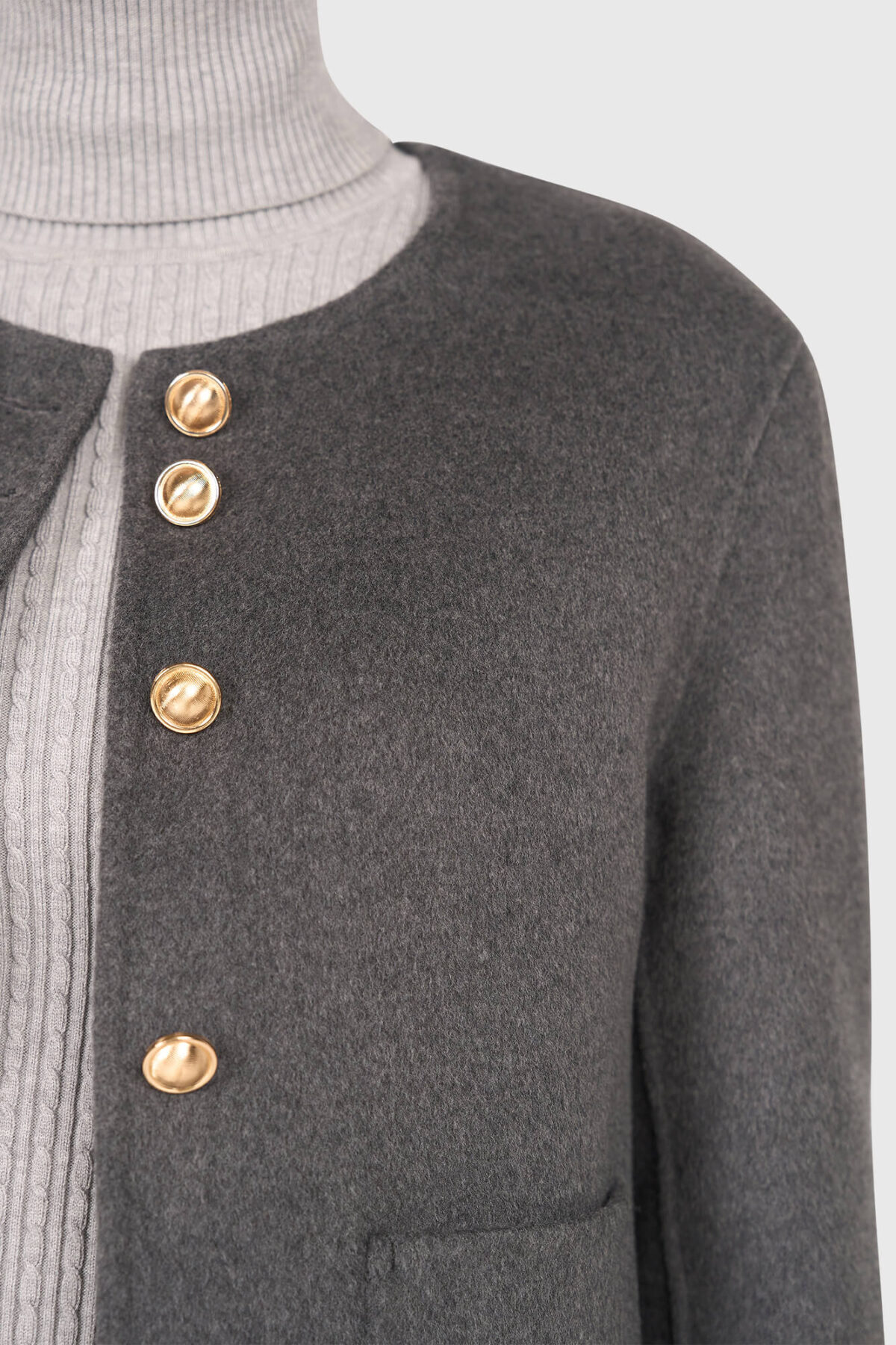 Vince Cashmere Jacket - Grijs - Afbeelding 3