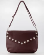 Jules Leather Bag - Bordeaux