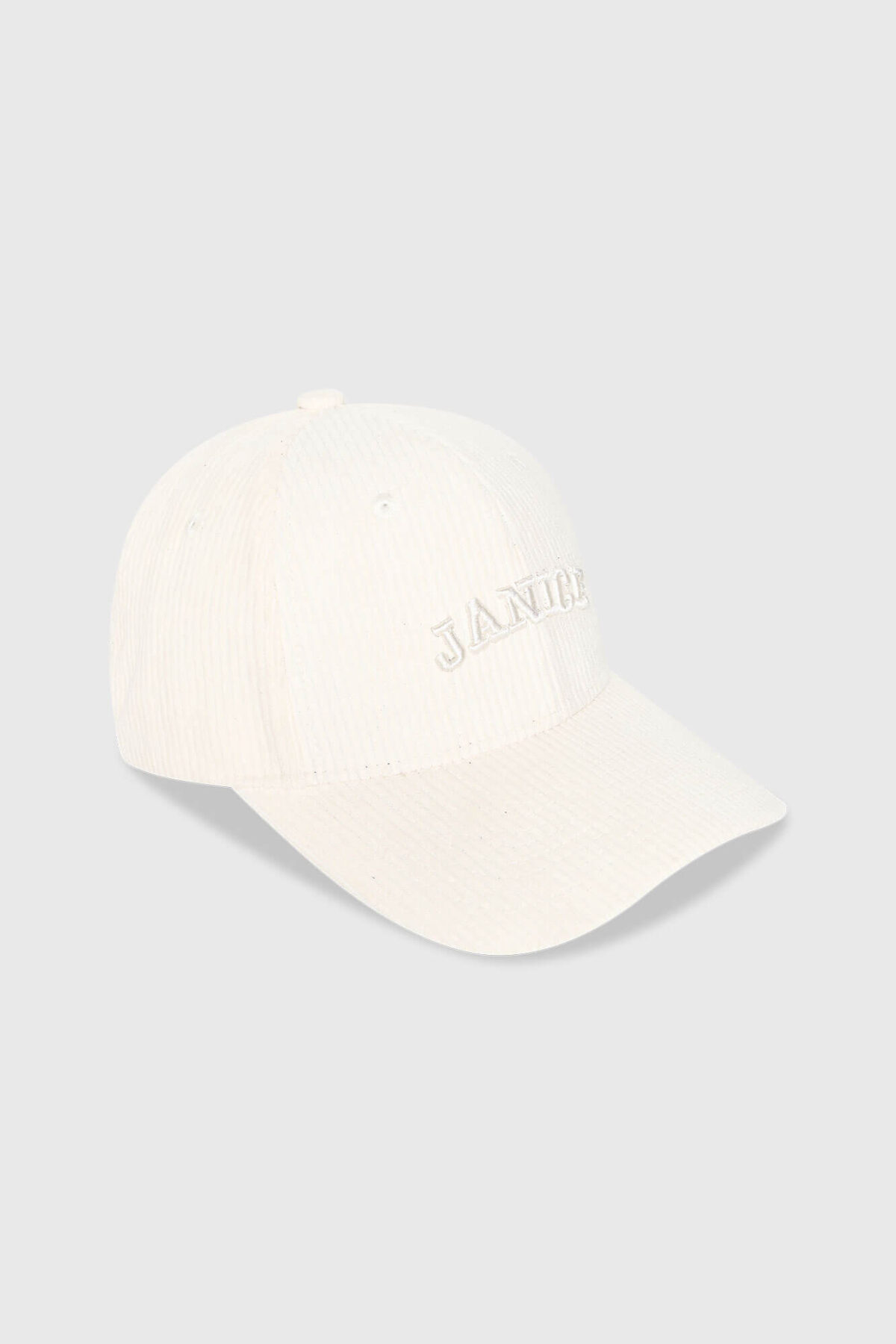 Janice Logo Cap - Rib Off White - Afbeelding 1