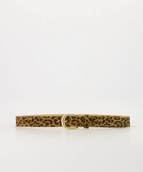 Suus Suede Belt - Leopard