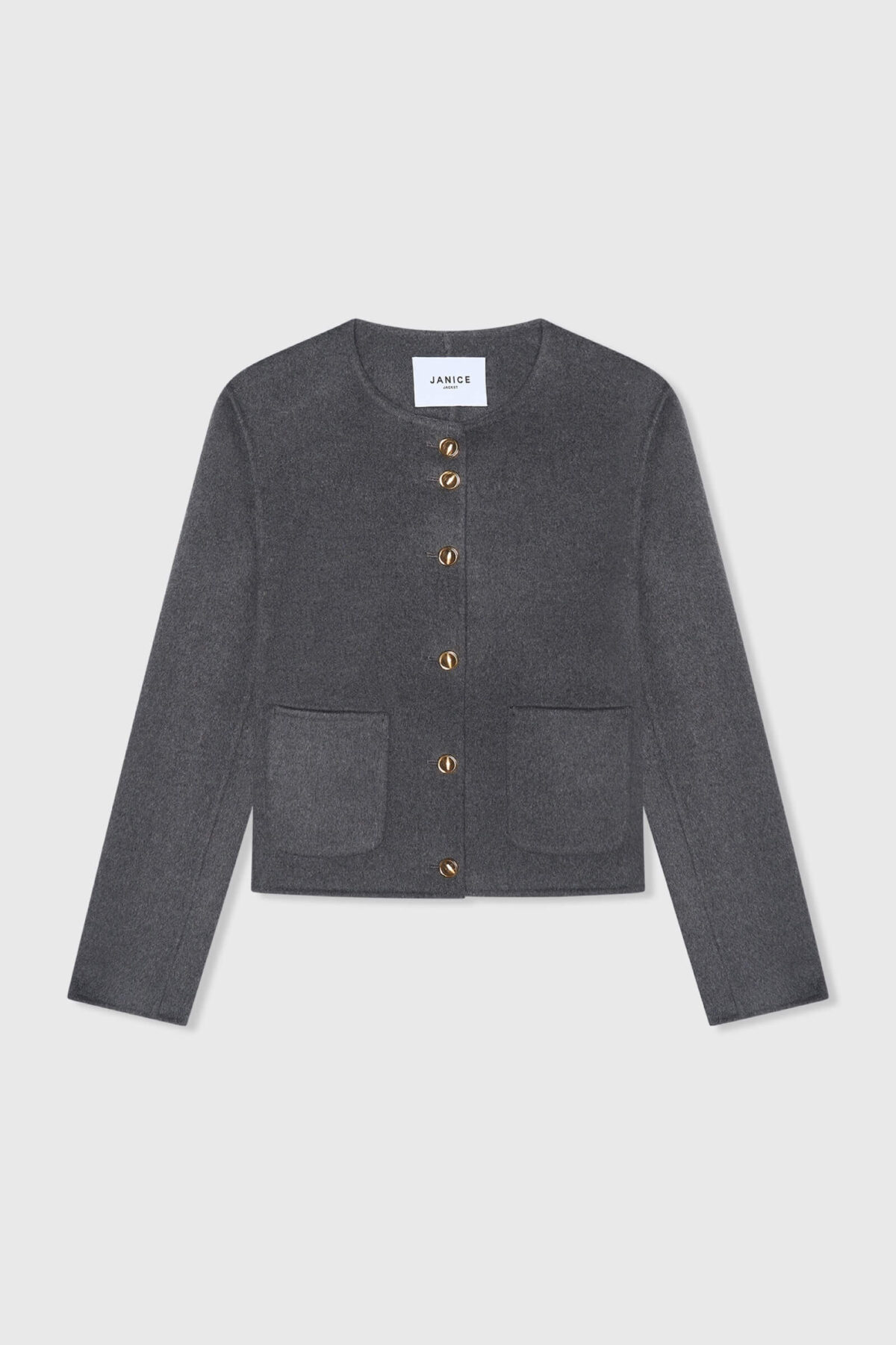 Vince Cashmere Jacket - Grijs - Afbeelding 1