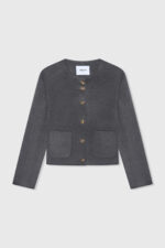 Vince Cashmere Jacket - Grijs