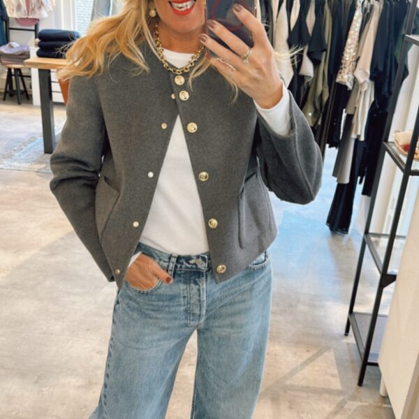 Lindsay Palazzo jeans - Stone Bleach