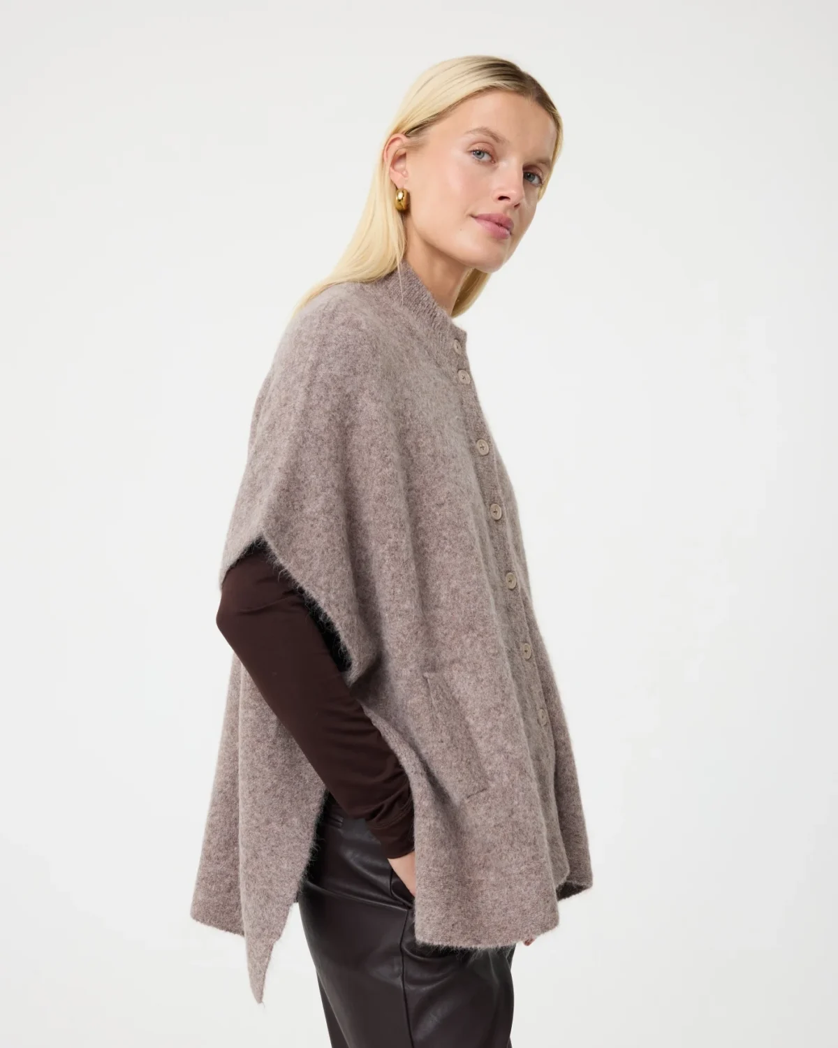 Pleunie Poncho - Mocca - Afbeelding 3