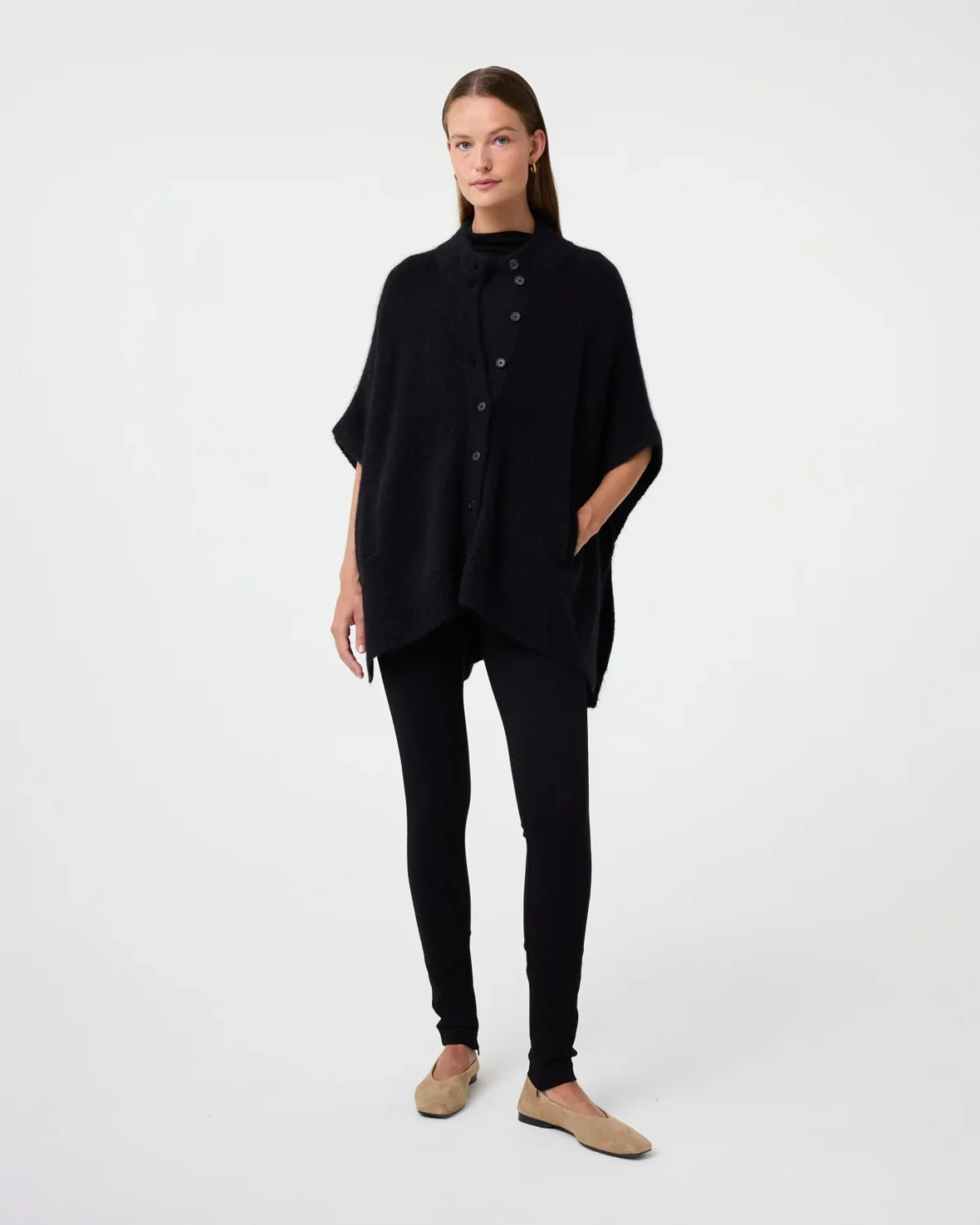 Pleunie Poncho - Black - Afbeelding 3
