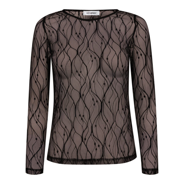 MercyCC-Mesh-O-Blouse - Brown