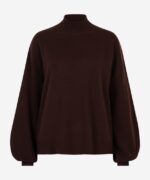 Kiara Pullover - Burgundy Brown