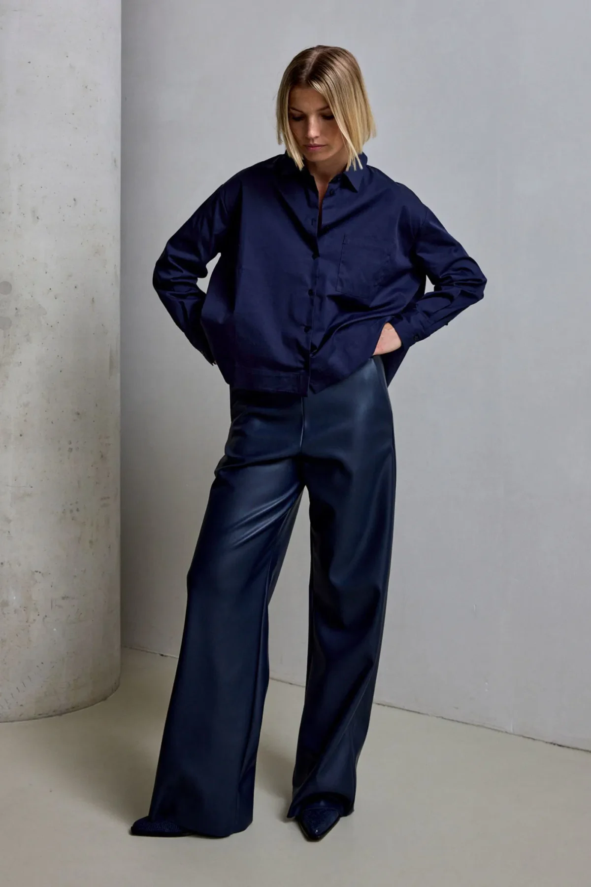 Amedee Blouse - Navy - Afbeelding 1