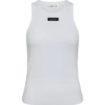 Rib Badge Tank - White