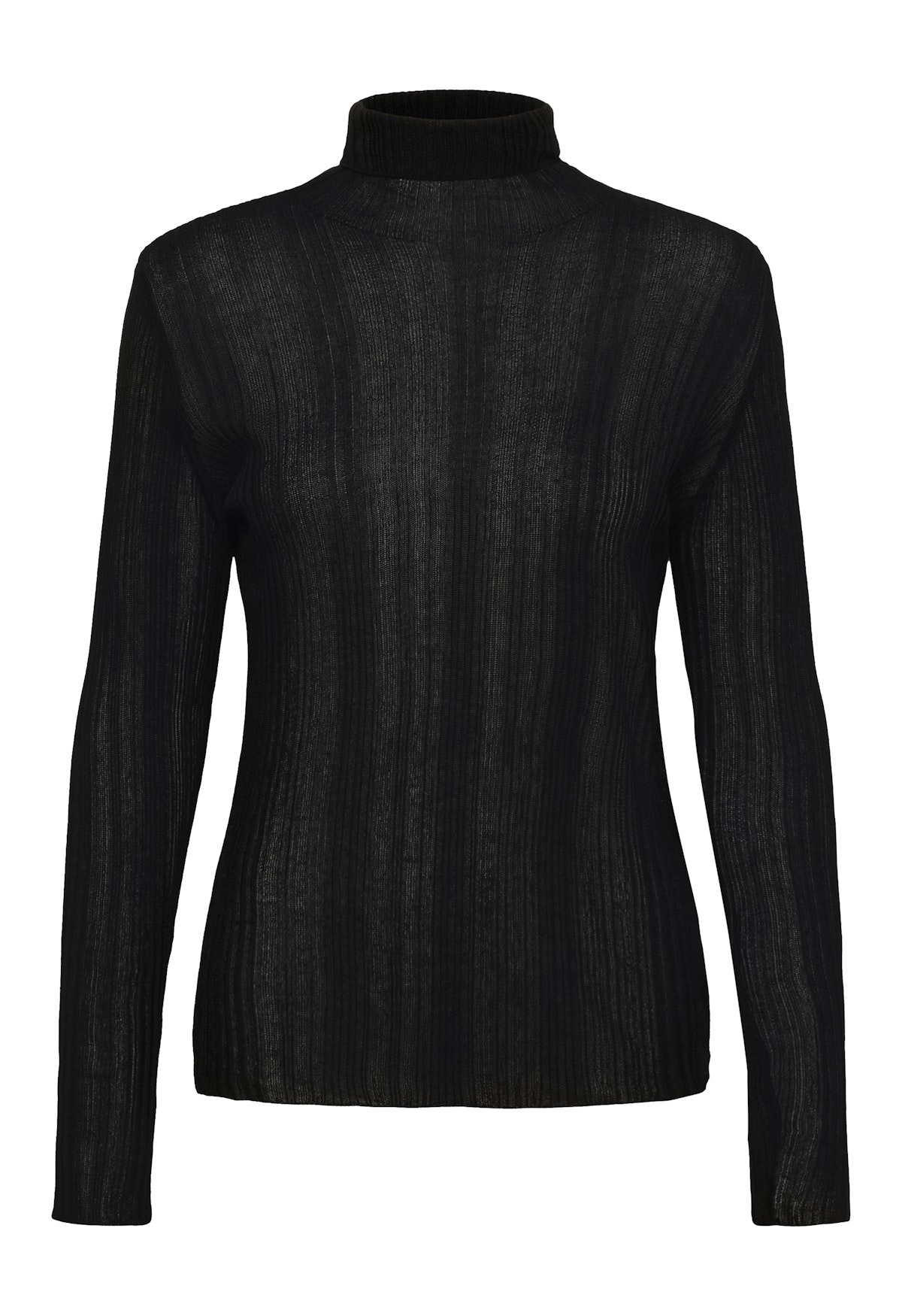 img_6554 MWHaddis Rollneck Pullover - Black - Afbeelding 1