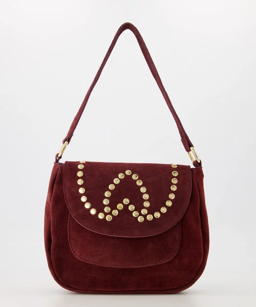 Winona Suede Bag - Bordeaux