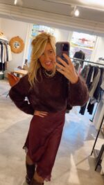 Soft Mohair Knit - Choco