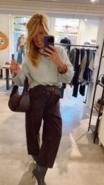 Barrel Pants - Dark Brown