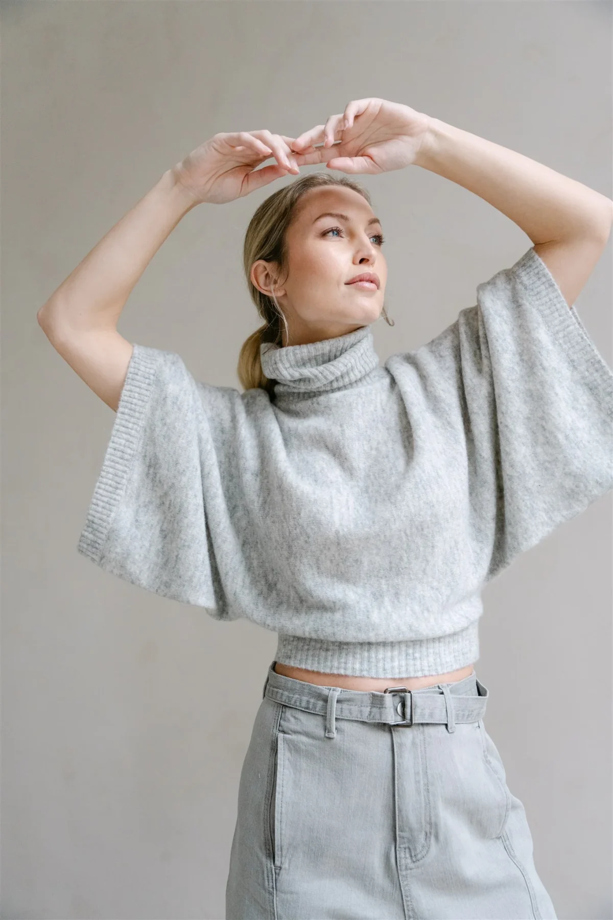 Clipo A5 Sweater - Light Grey - Afbeelding 1