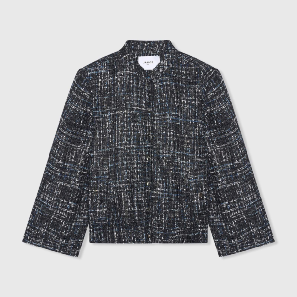 Maddox Tweed Jacket - blue