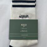 The Mercer Socks - White/Blue