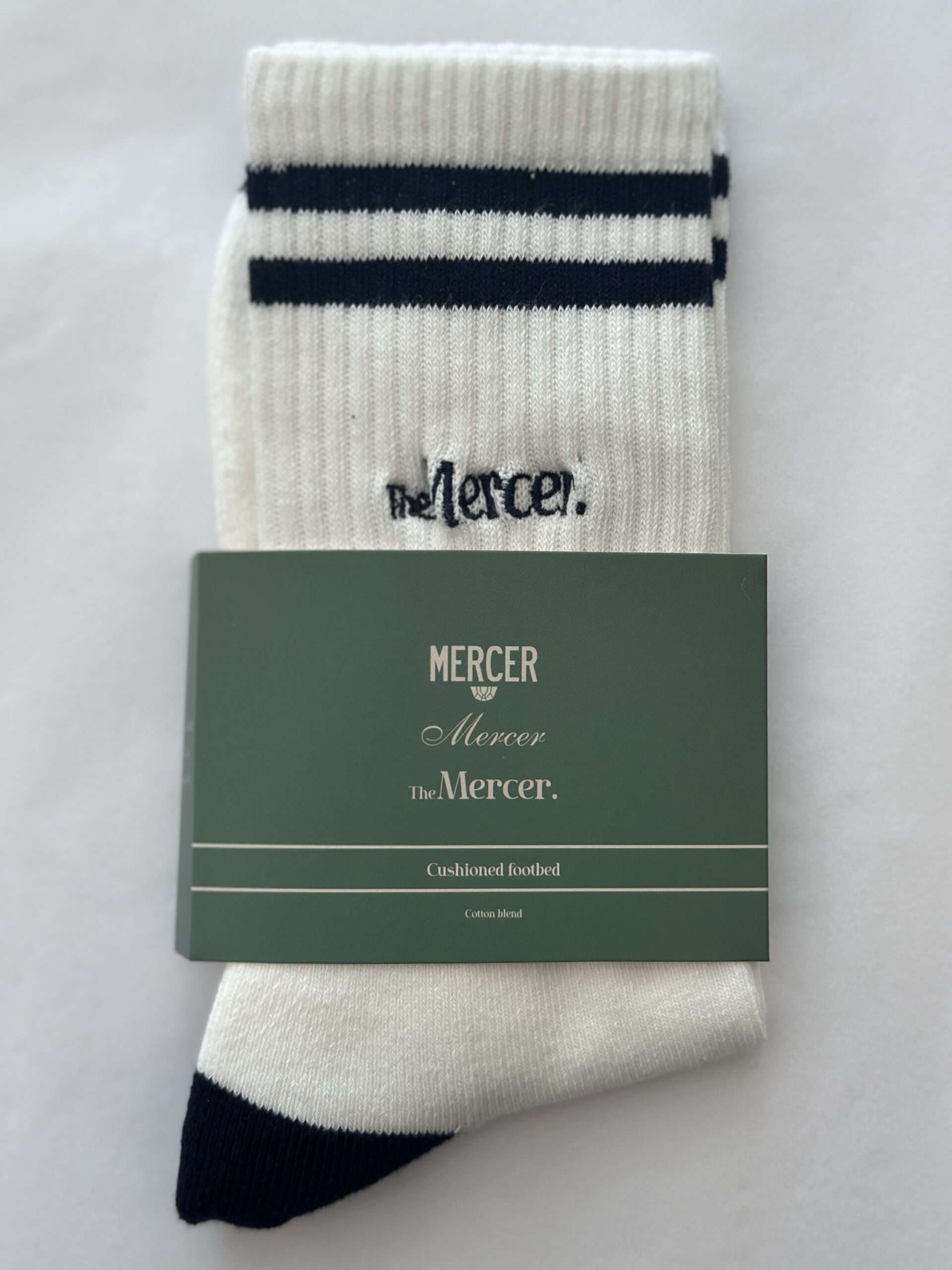 img_3596 The Mercer Socks - White/Blue - Afbeelding 1