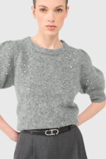 Peyton Strass Pullover - Grey - Afbeelding 2