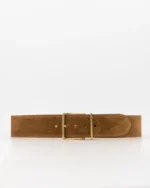 Nova Suede Belt - Cognac