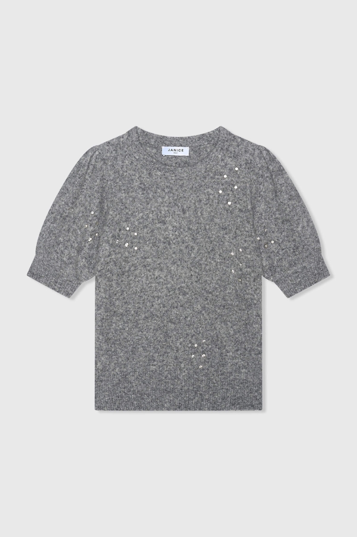 Peyton Strass Pullover - Grey - Afbeelding 1