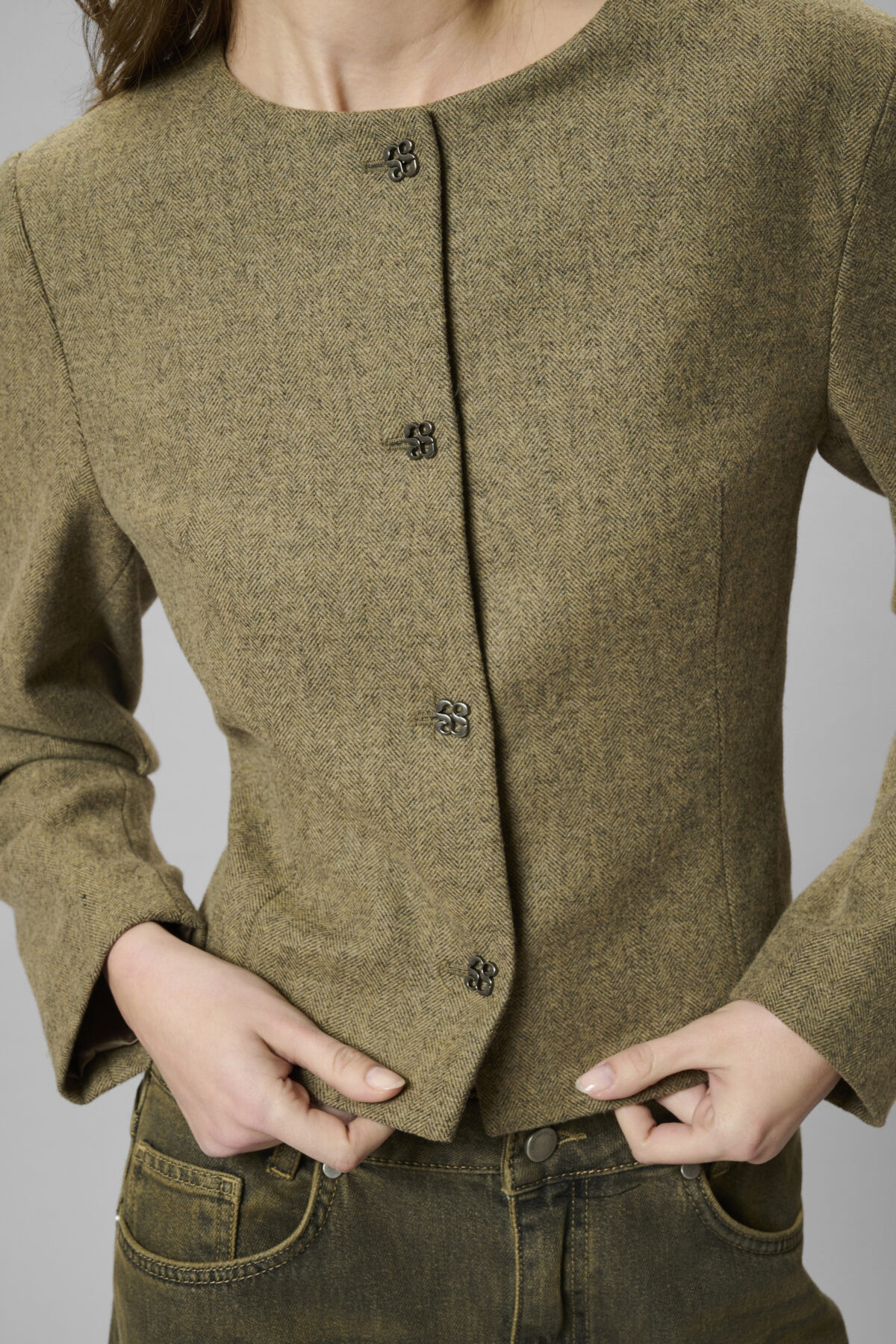 MWBilla Short Blazer - Amber Melange - Afbeelding 3