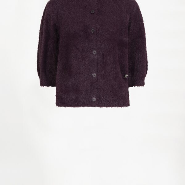 Dante6-Meganne Cardigan - Mulberry Red