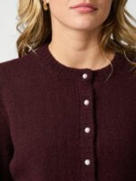Mixie Knit Cardigan - Wine - Afbeelding 2