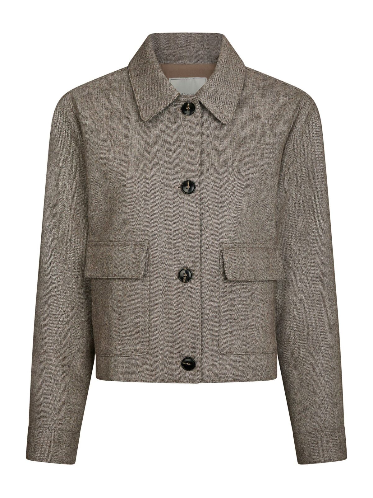 Romana Harringbone Jacket - Dusty Brown - Afbeelding 1
