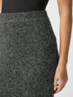 Naria Fluffy Knit Skirt - Antracite - Afbeelding 2