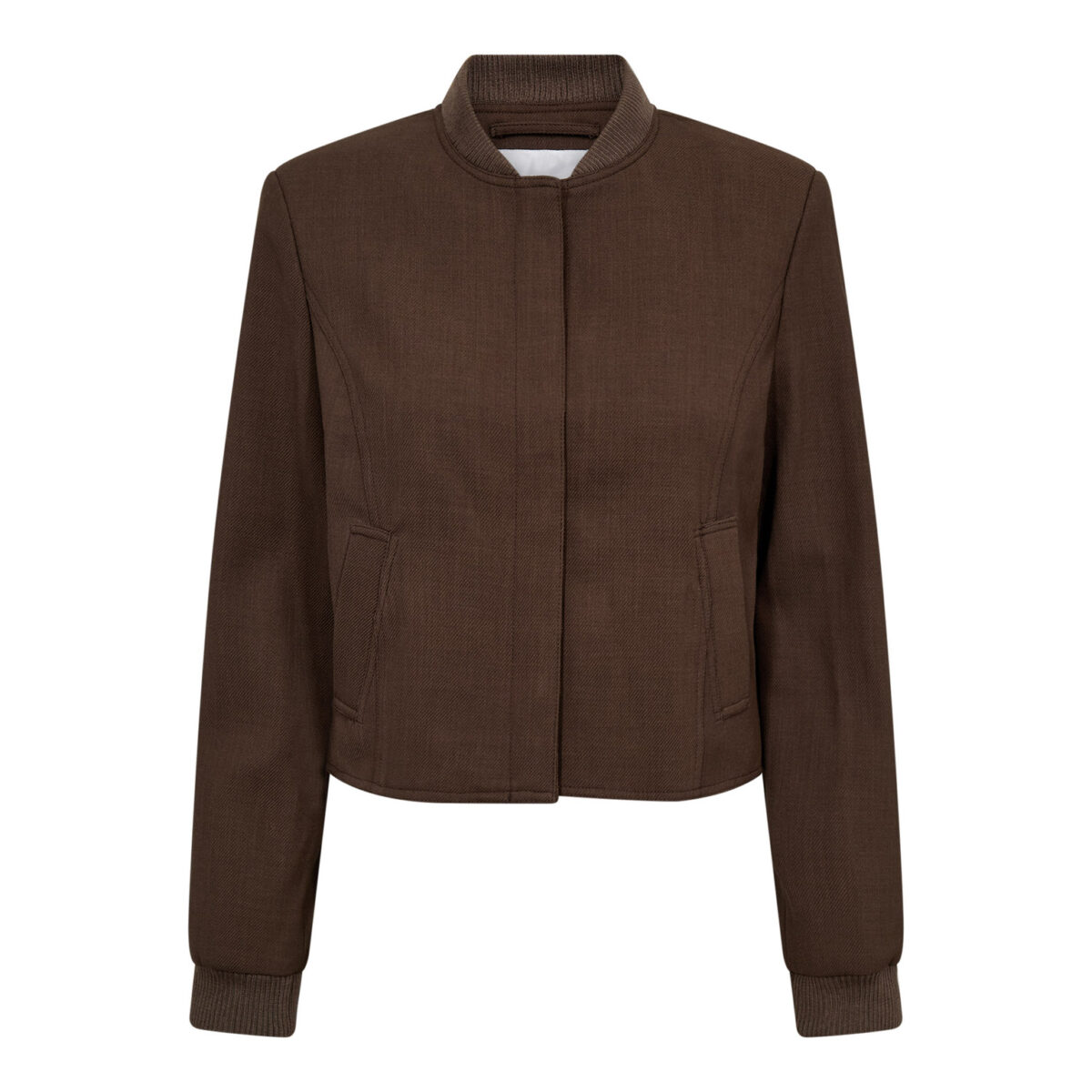 New BostonCC Crop Jacket - Walnut - Afbeelding 1
