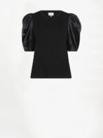 Dante6-Mignon embelished top - Black