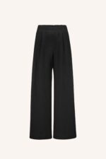 Benji Structure Stripe Pants - Jet Black