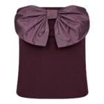 BarryCC Bow Top - Plum