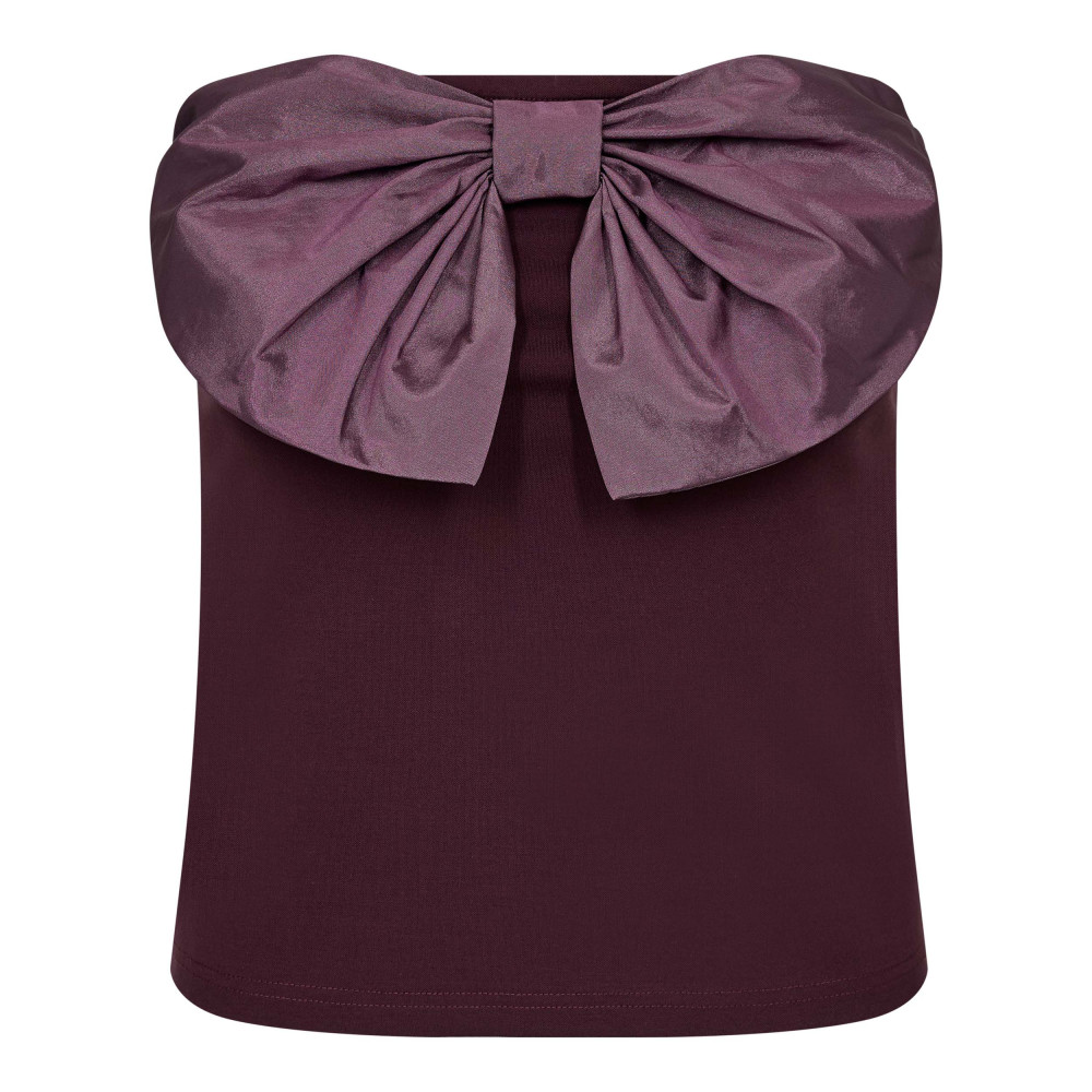 35345-BarryCC-Bow-Top-67-01 BarryCC Bow Top - Plum - Afbeelding 1