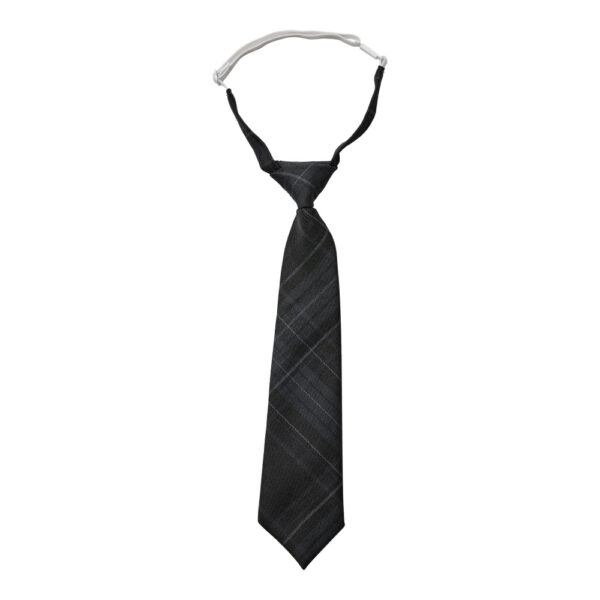 MimaCC Check Tie - Grey/Blue