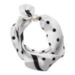 Pearl Scarf - WhiteBlack