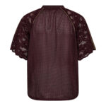 TreyCC Lace Tee - Bordeaux/Walnut - Afbeelding 2