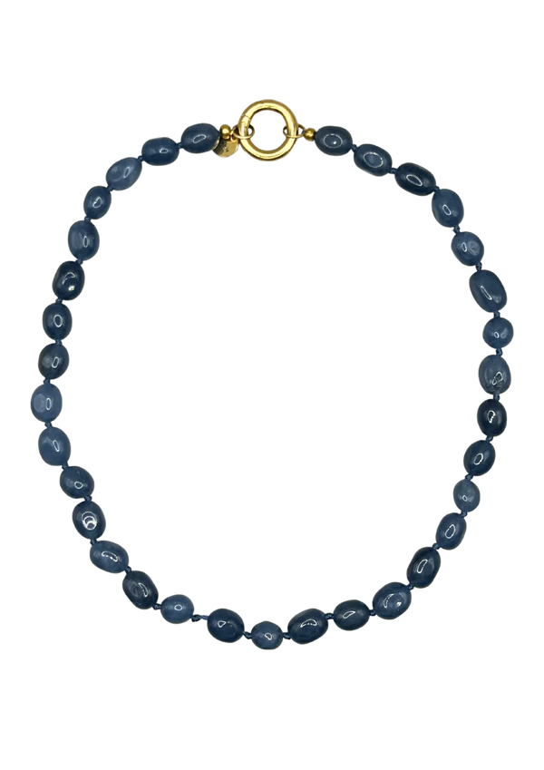 50_096882a8-8dfd-4ab3-8bce-bf1c4396609a (1) Bobby Blue Necklace -Blue - Afbeelding 1