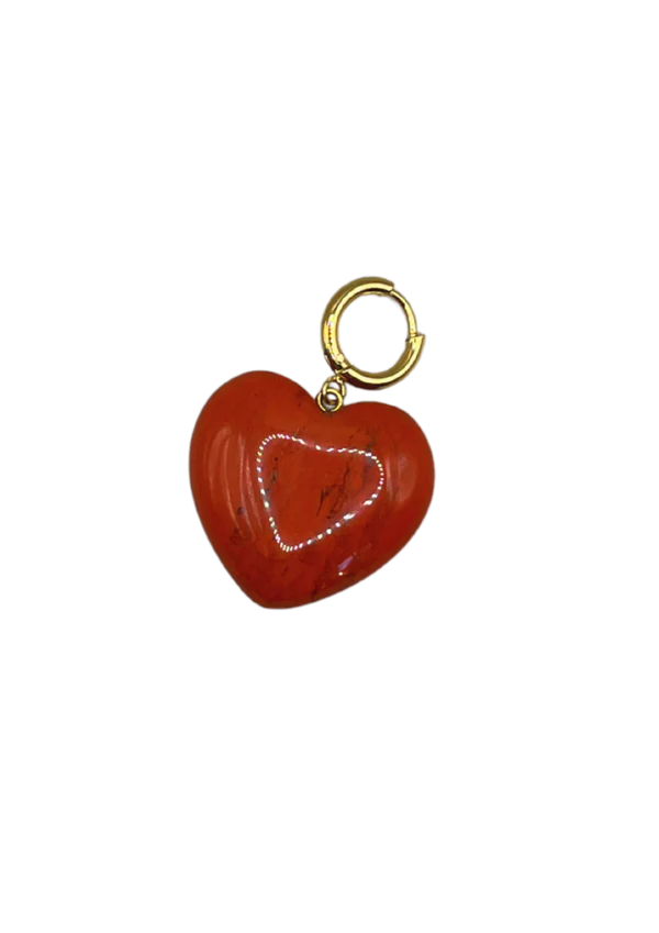 8_b25294a6-a7d8-46aa-82ad-b84435608e6b Heart Bold Pendant - Red - Afbeelding 1