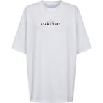 Crew Rub Print Tee - White